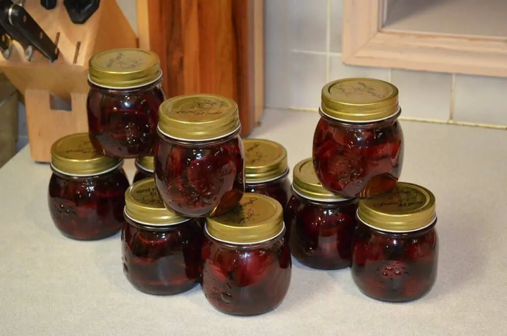 canned beets